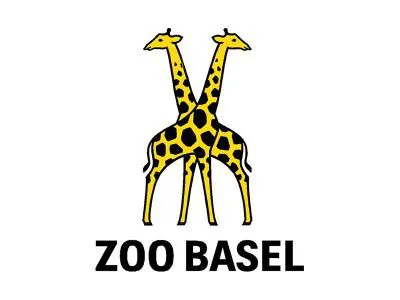 Logo Zoo Basel mit zwei Giraffen